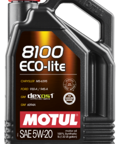Motul 5L Synthetic Engine Oil 8100 5W20 ECO-LITE - Case of 4