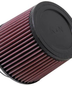 K&N Filter Universal Rubber Filter 3in Flange ID 6in Base OD 5.125in Top OD 5in Height