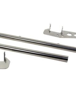 Kentrol 55-86 Jeep CJ Grill Guard - Polished Silver