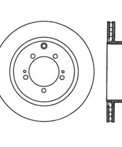 StopTech Power Slot 03-06 Evo 8 & 9 Slotted Right Rear Rotor