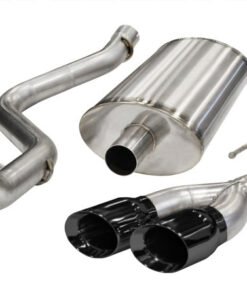 Corsa 11-13 Ford F-150 Raptor 6.2L V8 Black Sport Cat-Back Exhaust