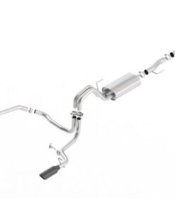 Borla 15-17 Ford F-150 2.7L/ 3.5L EcoBoost/ 5.0L V8 Rear Exit S-Type Catback Exhaust Black Chrome