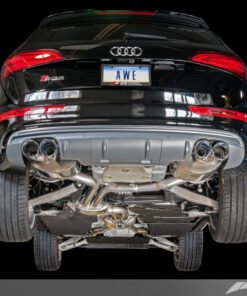 AWE Tuning Audi 8R SQ5 Touring Edition Exhaust - Quad Outlet Diamond Black Tips