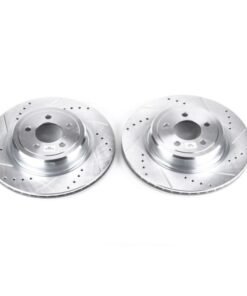 Power Stop 06-18 Dodge Charger Rear Evolution Drilled & Slotted Rotors - Pair