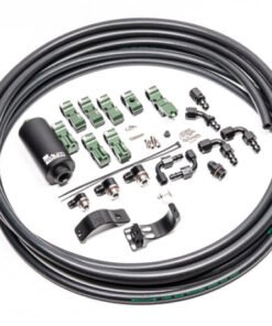Radium Engineering Late Nissan Fuel Hanger Plumbing Kit Stainless Filter