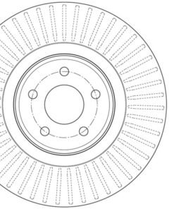 StopTech 14+ Ford Focus ST w/ 335mm Brakes Front Right Slotted & Drilled Rotor