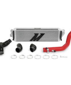 Mishimoto 2017+ Honda Civic Type R Intercooler Kit - Silver Intercooler Red Piping