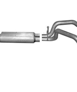 Gibson 15-18 Chevrolet Silverado 1500 LS 5.3L 3in/2.25in Cat-Back Dual Split Exhaust - Aluminized
