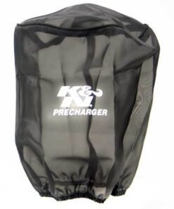 K&N Universal Precharger Round Straight Air Filter Wrap Black 7 Inch ID / 9 Inch Height