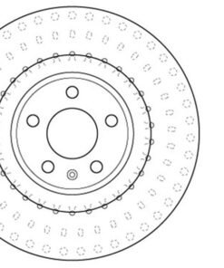 StopTech Power Slot 12 Audi A6 Quattro/11-12 A7 Quattro / 7/11-13 S4 Front Left Slotted Rotor
