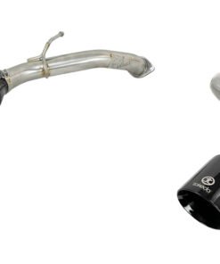 aFe POWER Takeda 2.5in 304 SS Axle-Back Exhaust w/ Black Tips 17-19 Infiniti Q60 V6-3.0L (tt)
