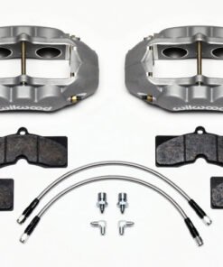Wilwood D8-4 Front Caliper Kit Clear Corvette C2 / C3 65-82