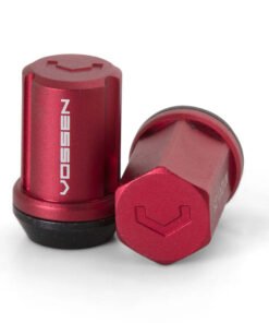 Vossen 35mm Lug Nut - 12x1.5 - 19mm Hex - Cone Seat - Red (Set of 20)