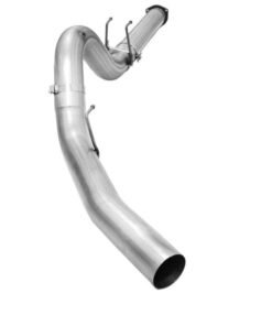 aFe Atlas Exhausts 5in DPF-Back Aluminized Steel Exhaust System 2015 Ford Diesel V8 6.7L (td) No Tip
