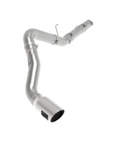 aFe LARGE BORE HD 5in 409-SS DPF-Back Exhaust w/Pol Tip 19-20 Ram Diesel Trucks L6-6.7L (td)