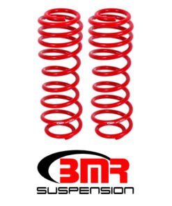 BMR 05-14 S197 Mustang GT/GT500 Rear Performance/Drag Lowering Springs - Red