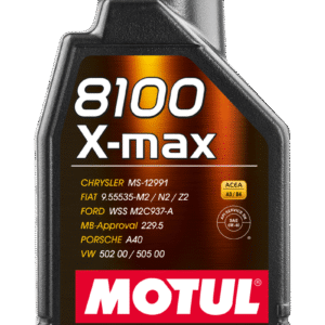 Motul 1L Synthetic Engine Oil 8100 0W40 X-MAX - Porsche A40 - Case of 20