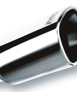 Borla 2.25in Inlet 3.28in x 3.5in Square Rolled Angle Cut x 7.88in Long Exhaust Tip