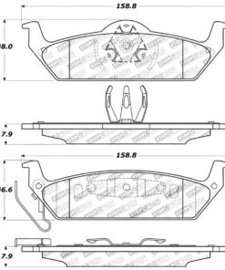 StopTech Performance 10-14 Ford F-150 Rear Brake Pads