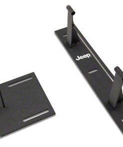 Officially Licensed Jeep 07-18 Jeep Wrangler JK Door Storage Hangers w/ Engraved Jeep Logo