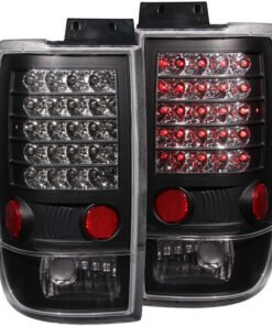 ANZO 1997-2002 Ford Expedition LED Taillights Black