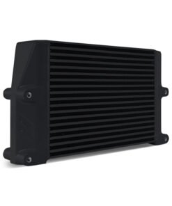 Mishimoto Heavy-Duty Oil Cooler - 10" Same-Side Outlets - Black