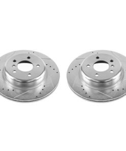 Power Stop 11-16 BMW 528i Rear Evolution Drilled & Slotted Rotors - Pair