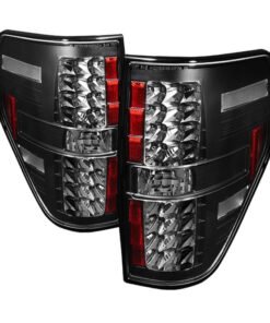 Spyder Ford F150 09-14 LED Tail Lights Black ALT-YD-FF15009-LED-BK