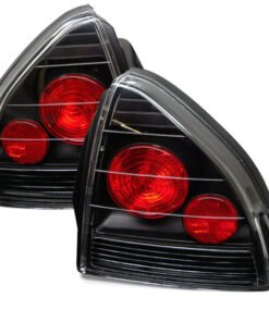 Spyder Honda Prelude 92-96 Euro Style Tail Lights Black ALT-YD-HP92-BK