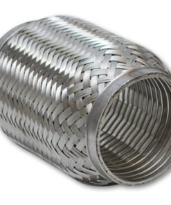 Vibrant SS Turbo Flex Coupling With Interlock Liner 2in Inlet/Outlet x 6in Long