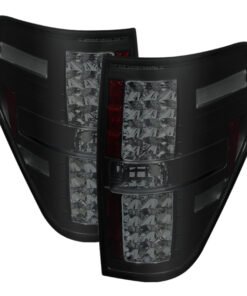 Spyder Ford F150 09-14 LED Tail Lights Black Smoke ALT-YD-FF15009-LED-BSM
