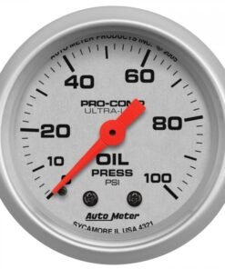 Auto Meter 4321 Ultra-Lite Mechanical Oil Pressure Gauge