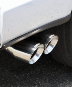 Carven 15-20 Ford F-150 5.0L Competitor Series Cat-Back w/R-Series Muf. & 4in. Dual Tip - Polished