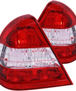 ANZO 1994-2000 Mercedes Benz C Class W202 Taillights Red/Clear