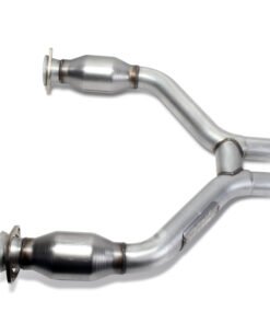 BBK 2015-16 Mustang V6 Short Mid H Pipe With Converters (To Be Used With 1642 Series Headers)