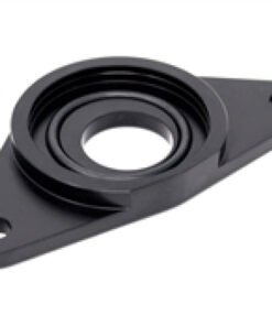 Torque Solution HKS BOV Adapter Flange: Subaru WRX / STi - Black