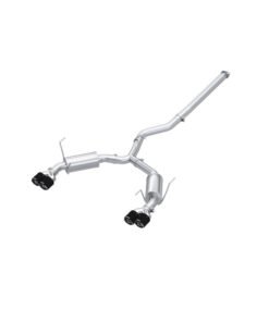 MBRP 2022+ Subaru WRX 3in Cat-Back Dual Split Rear Quad Carbon Fiber Tips Street Profile Exhaust