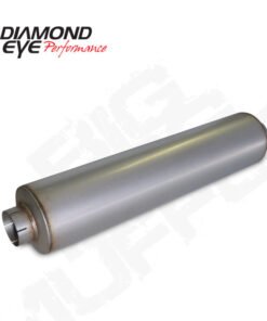 Diamond Eye MFLR BIG DOG QUIET TONE 5inID SGL IN/SGL OUT 10inDIA X 45in BODY 51in LENGTH BAFFLED AL