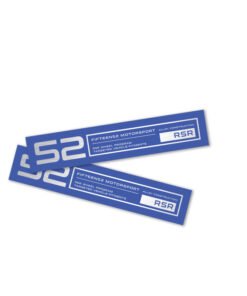 fifteen52 Holeshot RSR Wheel Lip Decal Set of Four - Blue