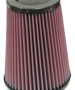 K&N Round Tapered Universal Air Filter 4 inch Flange 5 3/8 inch Base 4 inch Top 7 inch Height