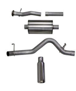 Corsa 15-16 Chevy Colorado 3.6L V6 Cat-Back Exhaust 4in SS Db Tip Single Side Exit