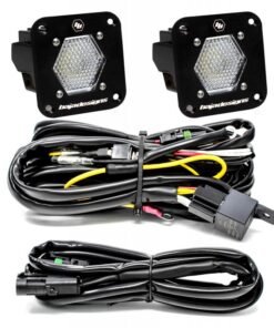 Baja Designs S1 Work/Scene LED Light Backup Kit w/ Mounting Bracket Pair