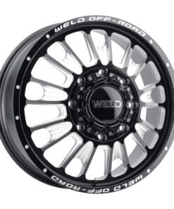 Weld W121 20X8.25 Scorch Front 8X165.1 ET108 BS8.90 Gloss Black MIL 121.6