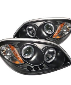 Spyder Chevy Cobalt 05-10/Pontiac G5 07-09 Projector Headlights LED Halo LED Blk PRO-YD-CCOB05-HL-BK