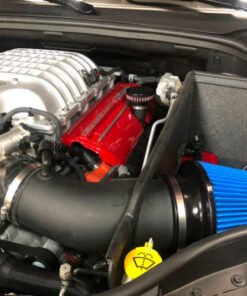 JLT 18-19 Jeep Grand Cherokee Trackhawk 6.2L Black Textured Cold Air Intake Kit w/Red Filter