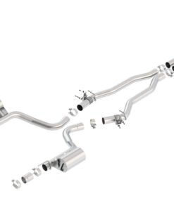 Borla 2015 Dodge Challenger Hellcat 6.2L V8 ATAK Catback Exhaust No Tips Factory Valance