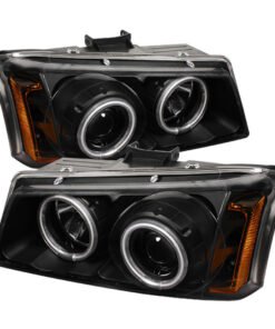 Spyder Chevy Silverado 1500 03-06 Projector HeadlightsCCFLHalo LED Blk High H1 PRO-YD-CS03-CCFL-BK
