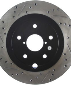 StopTech 08+ Subaru STI (Will Not Fit 05-07) Slotted & Drilled Sport Brake Rotor