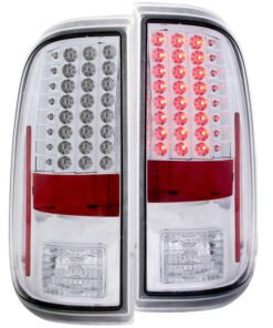 ANZO 2008-2015 Ford F-250 LED Taillights Chrome