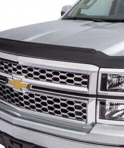 AVS 16-18 Nissan Titan XD Aeroskin II Textured Low Profile Hood Shield - Black